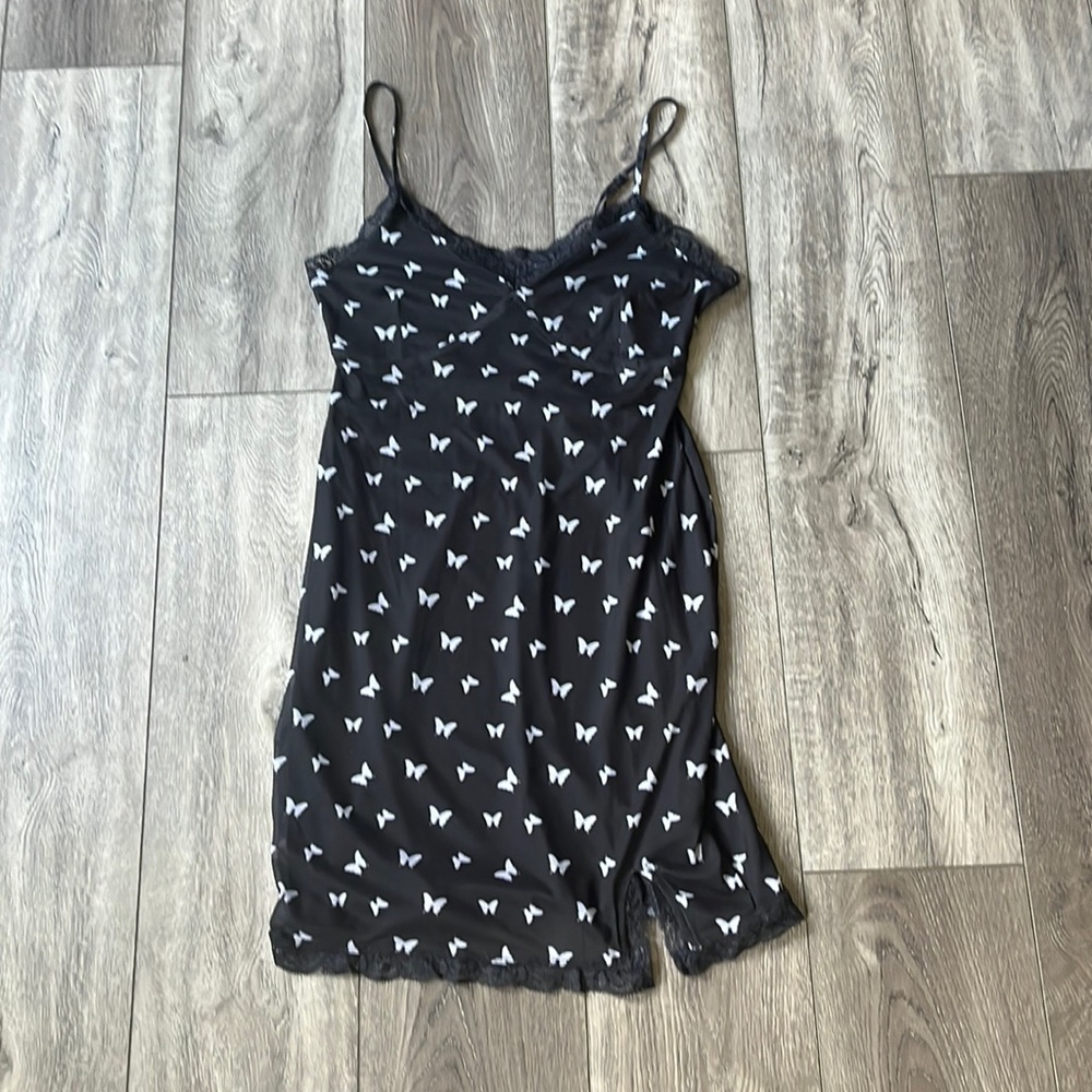 Trendy Y2K Butterfly Mini Dress